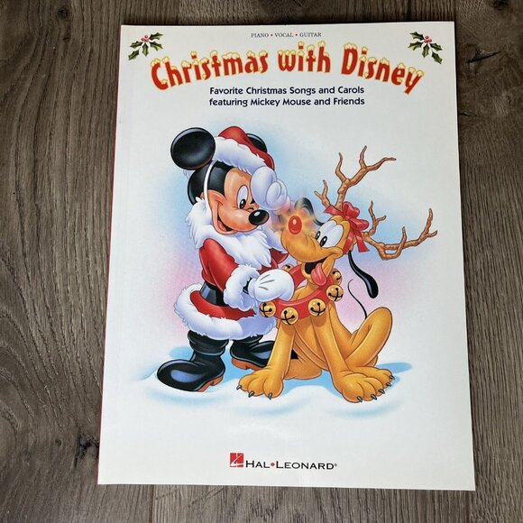 Christmas w/ Disney Sheet Music Favorite Christmas Songs and Carols Hal Leonard - Picture 2 of 7